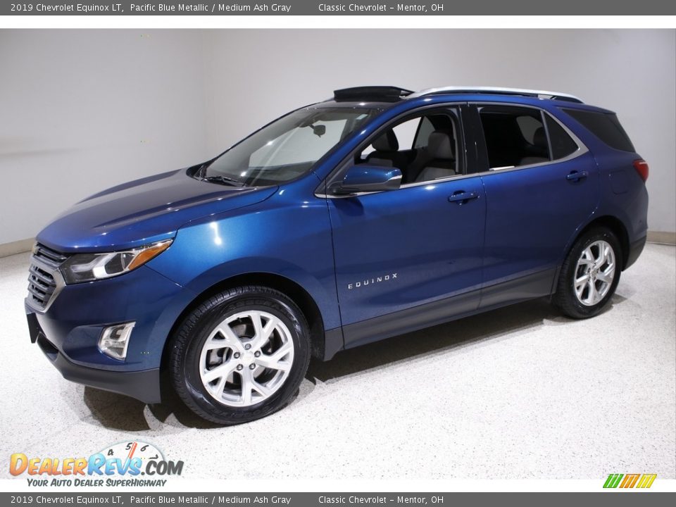 2019 Chevrolet Equinox LT Pacific Blue Metallic / Medium Ash Gray Photo #3