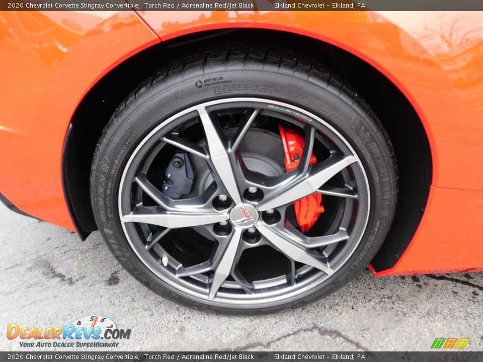 2020 Chevrolet Corvette Stingray Convertible Torch Red / Adrenaline Red/Jet Black Photo #26