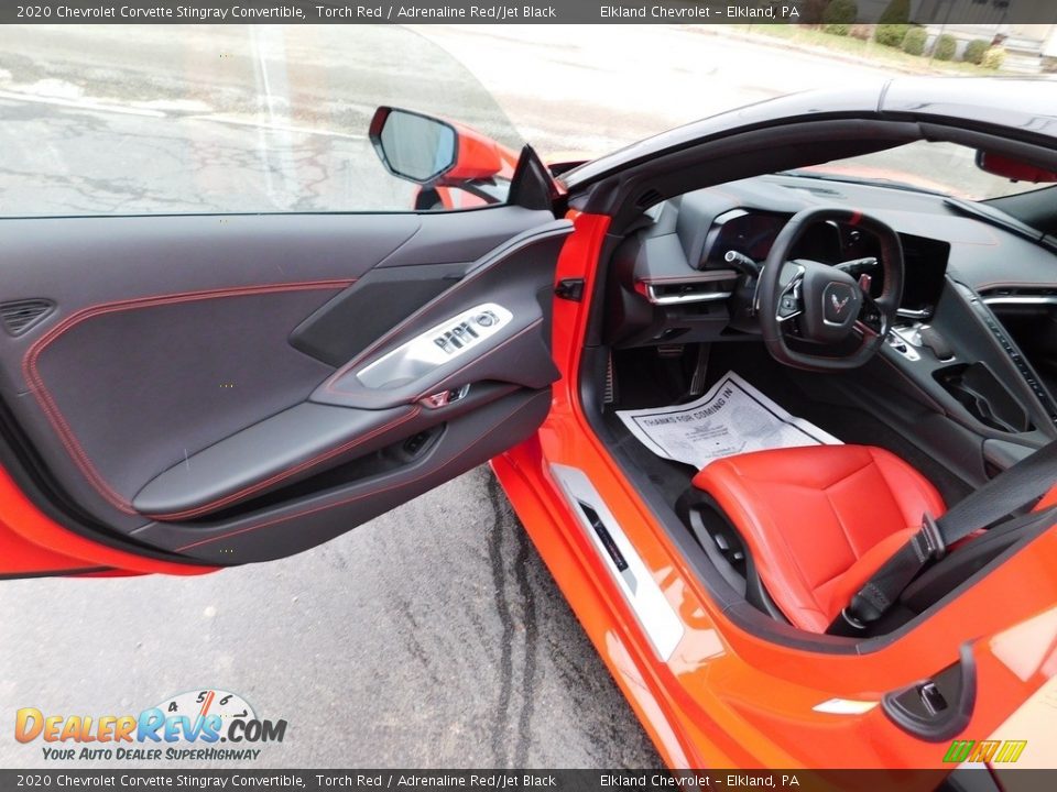 2020 Chevrolet Corvette Stingray Convertible Torch Red / Adrenaline Red/Jet Black Photo #27