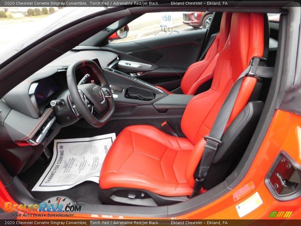 Front Seat of 2020 Chevrolet Corvette Stingray Convertible Photo #30