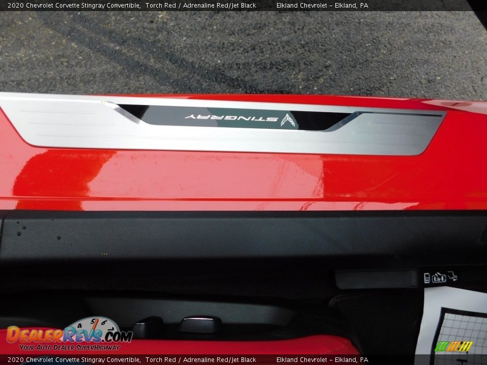 2020 Chevrolet Corvette Stingray Convertible Torch Red / Adrenaline Red/Jet Black Photo #33