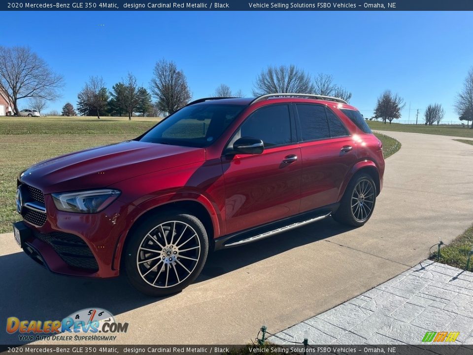 2020 Mercedes-Benz GLE 350 4Matic designo Cardinal Red Metallic / Black Photo #2