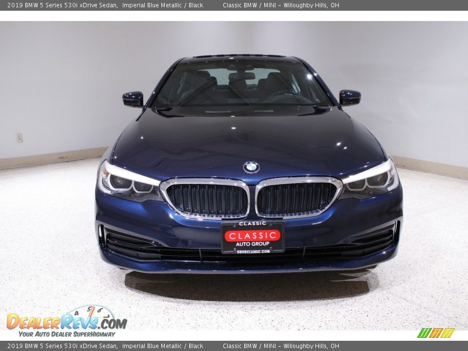 2019 BMW 5 Series 530i xDrive Sedan Imperial Blue Metallic / Black Photo #2