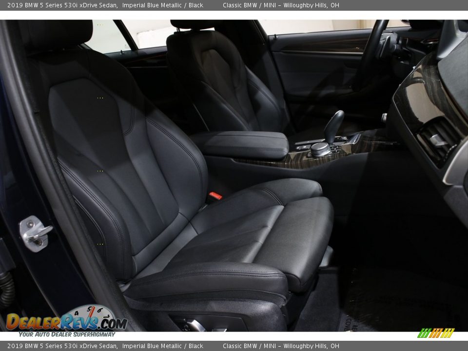 2019 BMW 5 Series 530i xDrive Sedan Imperial Blue Metallic / Black Photo #17