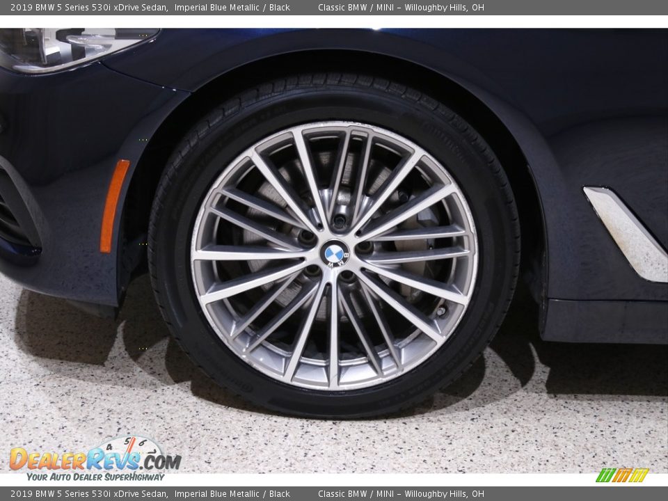 2019 BMW 5 Series 530i xDrive Sedan Imperial Blue Metallic / Black Photo #22