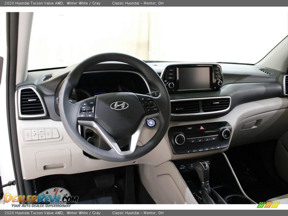 2020 Hyundai Tucson Value AWD Winter White / Gray Photo #6