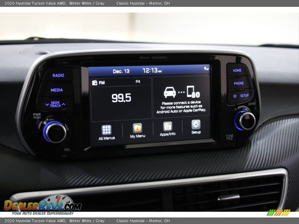 2020 Hyundai Tucson Value AWD Winter White / Gray Photo #10