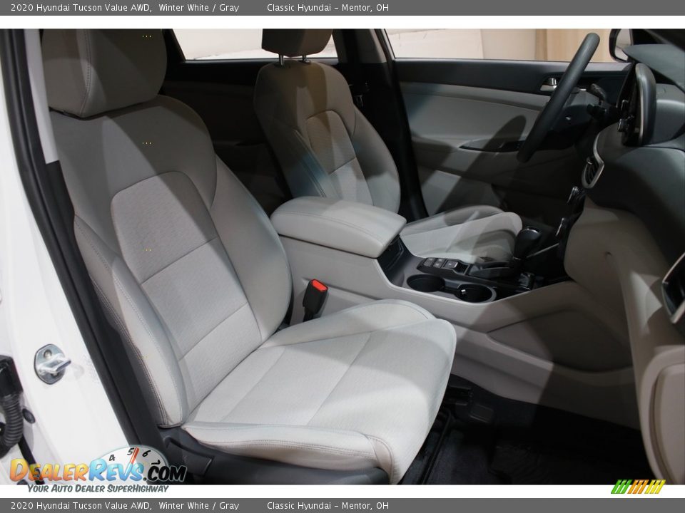 2020 Hyundai Tucson Value AWD Winter White / Gray Photo #14