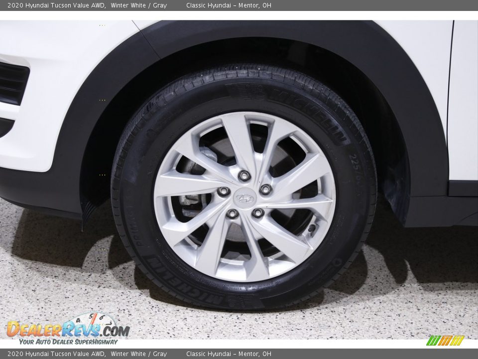 2020 Hyundai Tucson Value AWD Winter White / Gray Photo #19