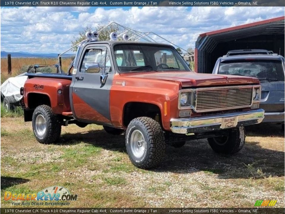 Front 3/4 View of 1978 Chevrolet C/K Truck K10 Cheyenne Regular Cab 4x4 Photo #1