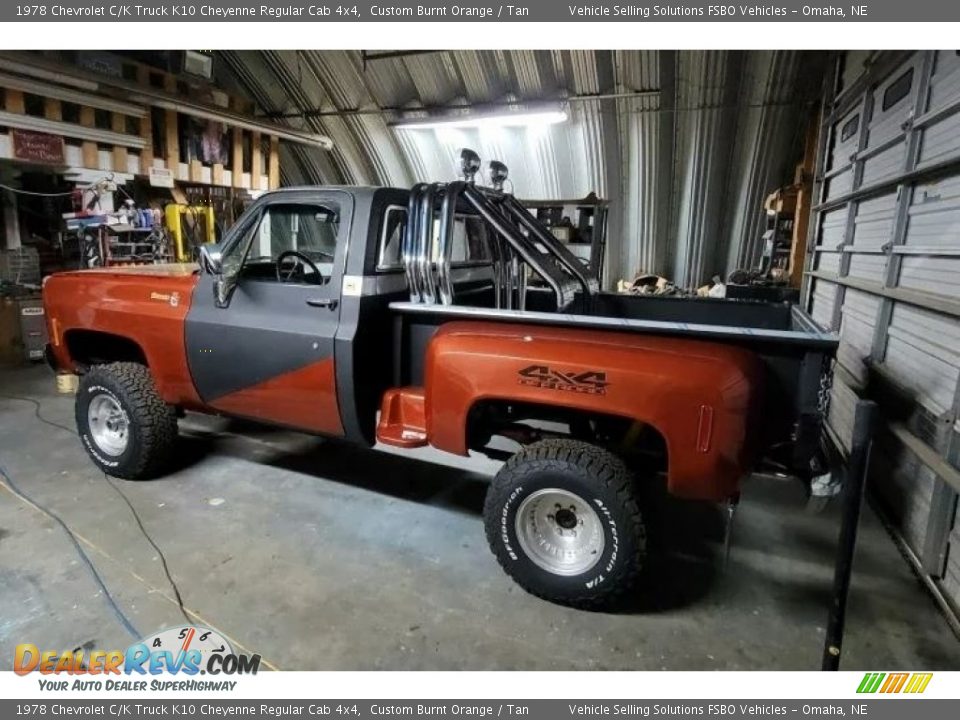 Custom Burnt Orange 1978 Chevrolet C/K Truck K10 Cheyenne Regular Cab 4x4 Photo #2