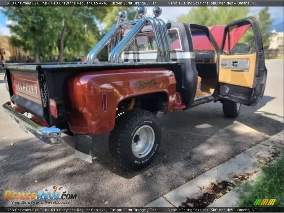 Custom Burnt Orange 1978 Chevrolet C/K Truck K10 Cheyenne Regular Cab 4x4 Photo #4