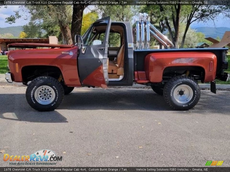 Custom Burnt Orange 1978 Chevrolet C/K Truck K10 Cheyenne Regular Cab 4x4 Photo #5