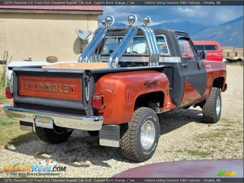 Custom Burnt Orange 1978 Chevrolet C/K Truck K10 Cheyenne Regular Cab 4x4 Photo #7