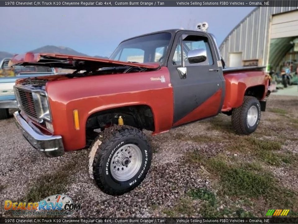 Custom Burnt Orange 1978 Chevrolet C/K Truck K10 Cheyenne Regular Cab 4x4 Photo #8