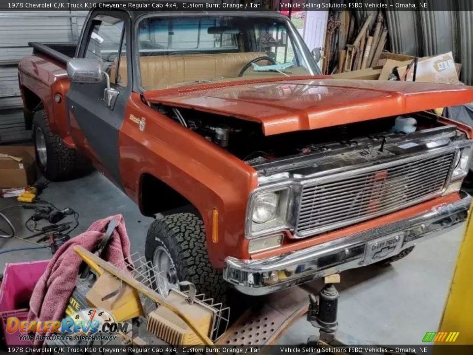 Custom Burnt Orange 1978 Chevrolet C/K Truck K10 Cheyenne Regular Cab 4x4 Photo #9