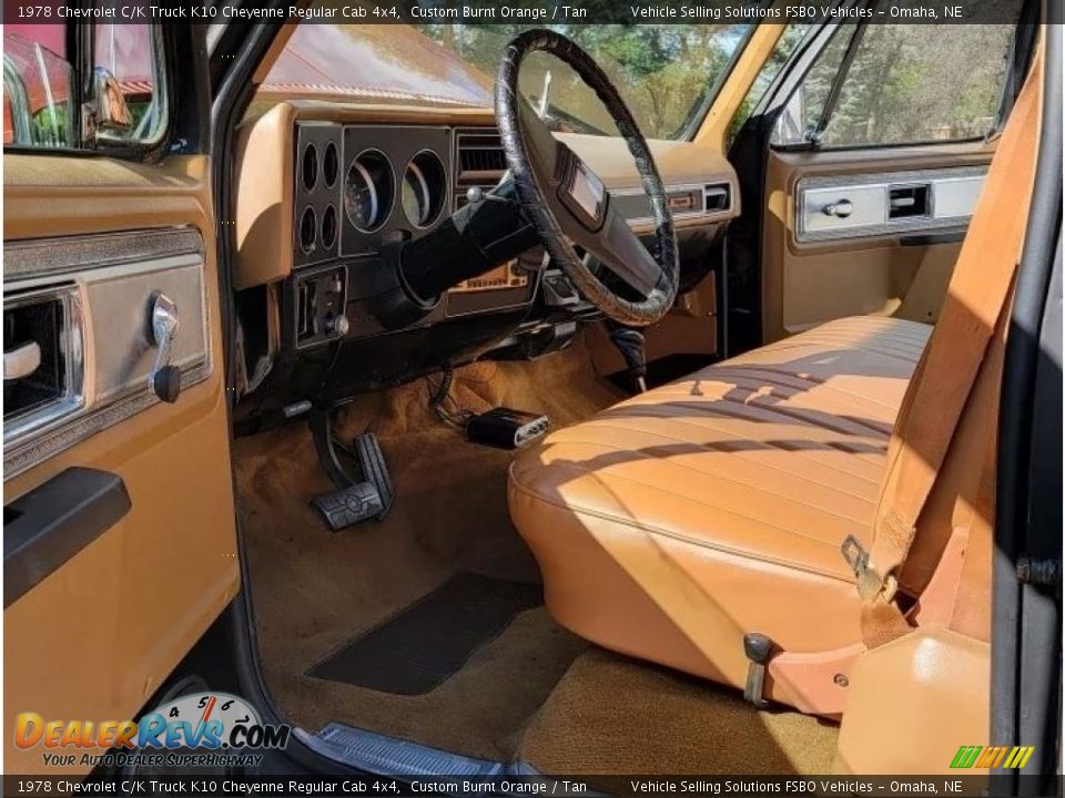 Tan Interior - 1978 Chevrolet C/K Truck K10 Cheyenne Regular Cab 4x4 Photo #14