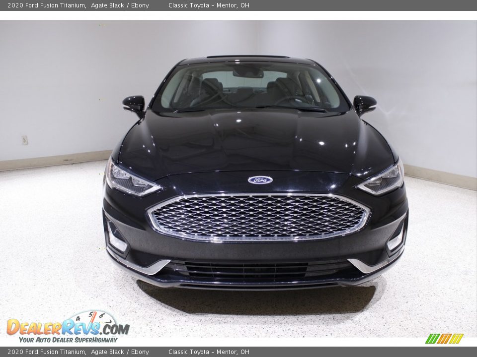 2020 Ford Fusion Titanium Agate Black / Ebony Photo #2