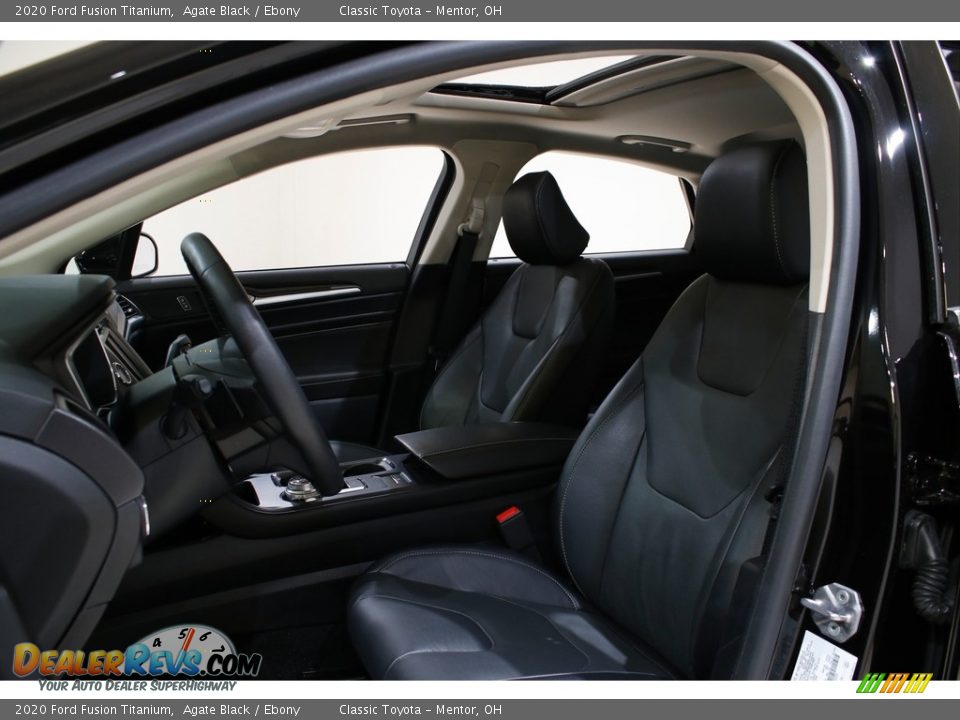 2020 Ford Fusion Titanium Agate Black / Ebony Photo #6