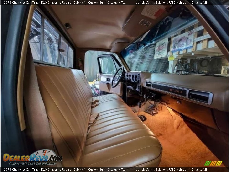 Front Seat of 1978 Chevrolet C/K Truck K10 Cheyenne Regular Cab 4x4 Photo #19