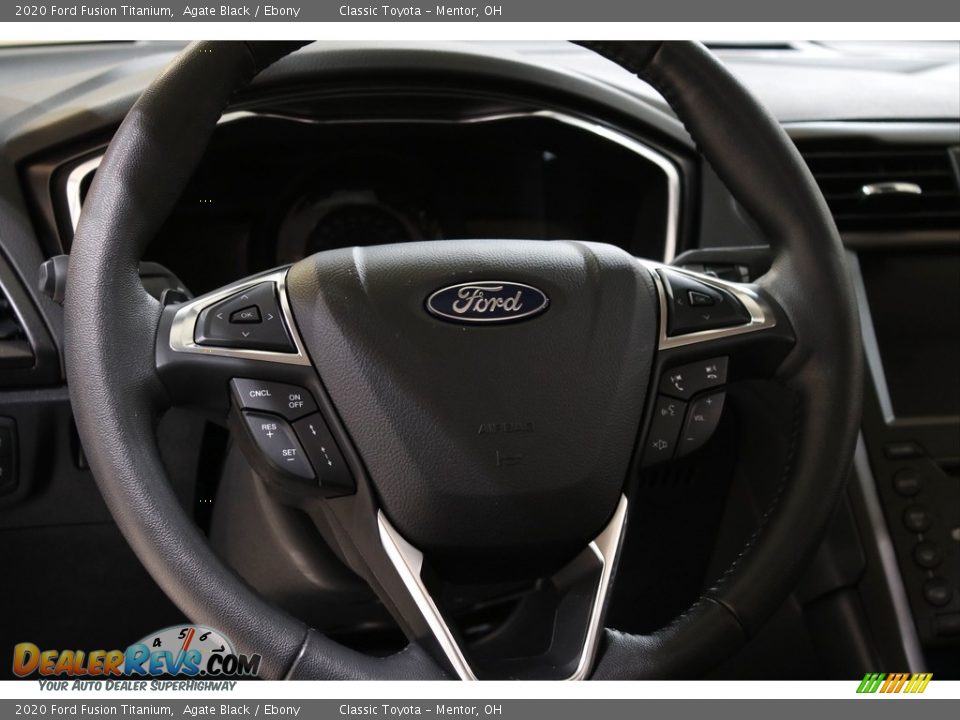 2020 Ford Fusion Titanium Steering Wheel Photo #8