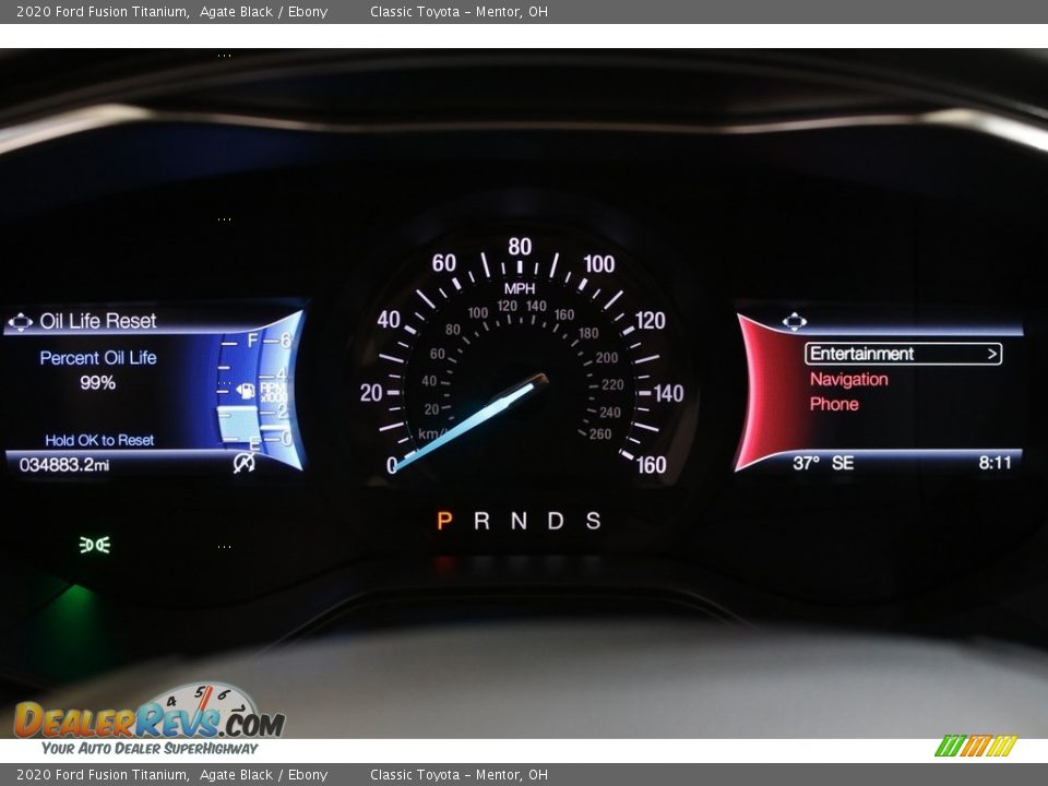 2020 Ford Fusion Titanium Gauges Photo #9