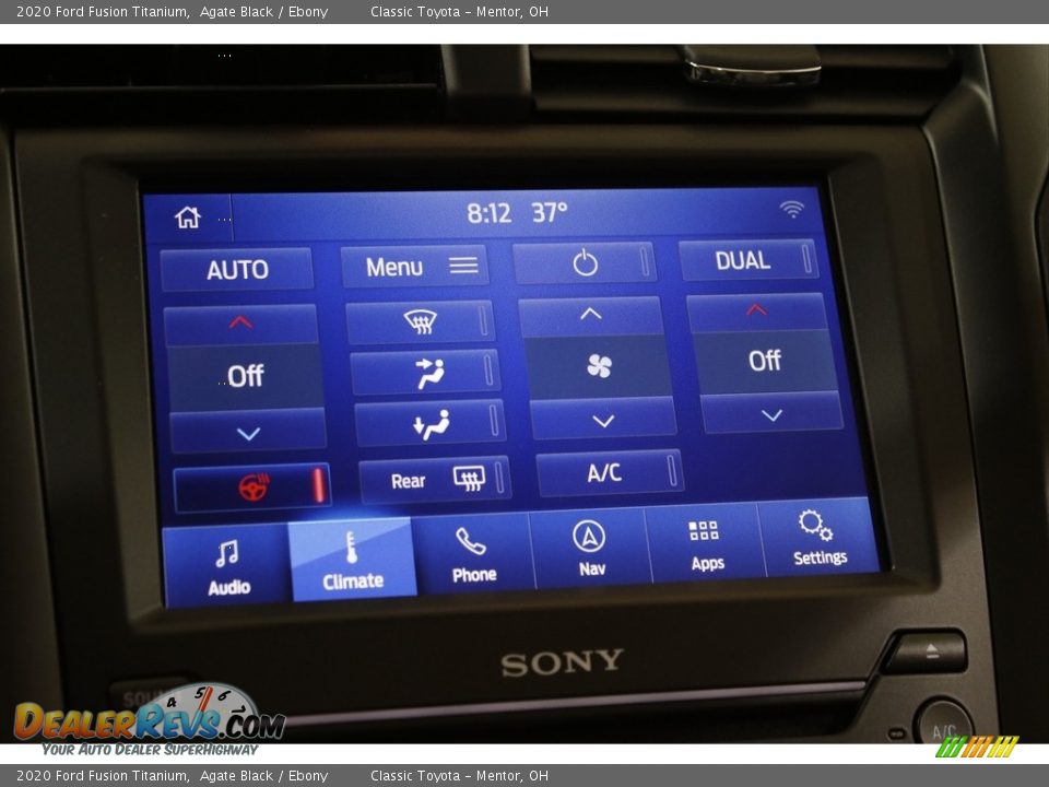 Controls of 2020 Ford Fusion Titanium Photo #13