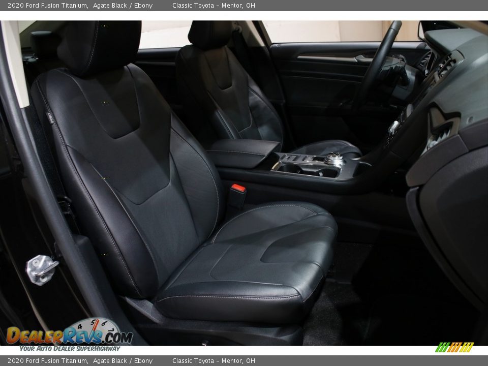 2020 Ford Fusion Titanium Agate Black / Ebony Photo #17