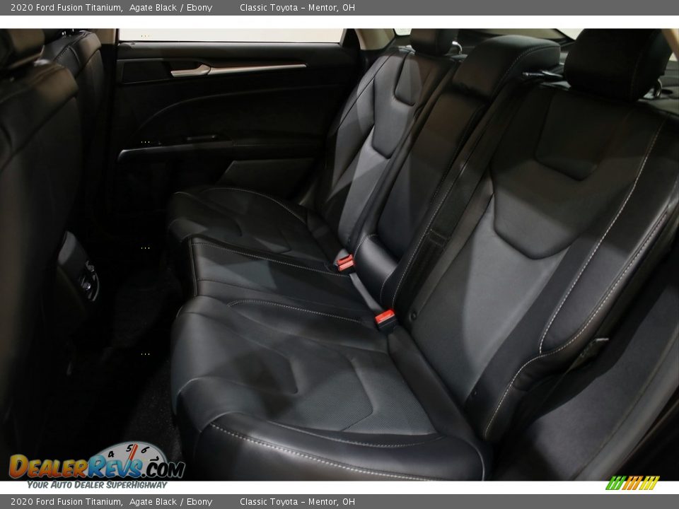 Rear Seat of 2020 Ford Fusion Titanium Photo #19