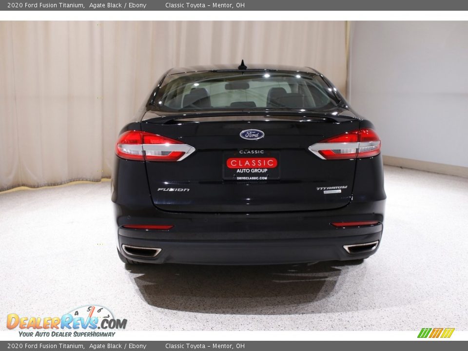 2020 Ford Fusion Titanium Agate Black / Ebony Photo #20