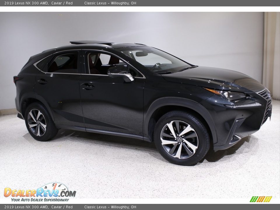 2019 Lexus NX 300 AWD Caviar / Red Photo #1