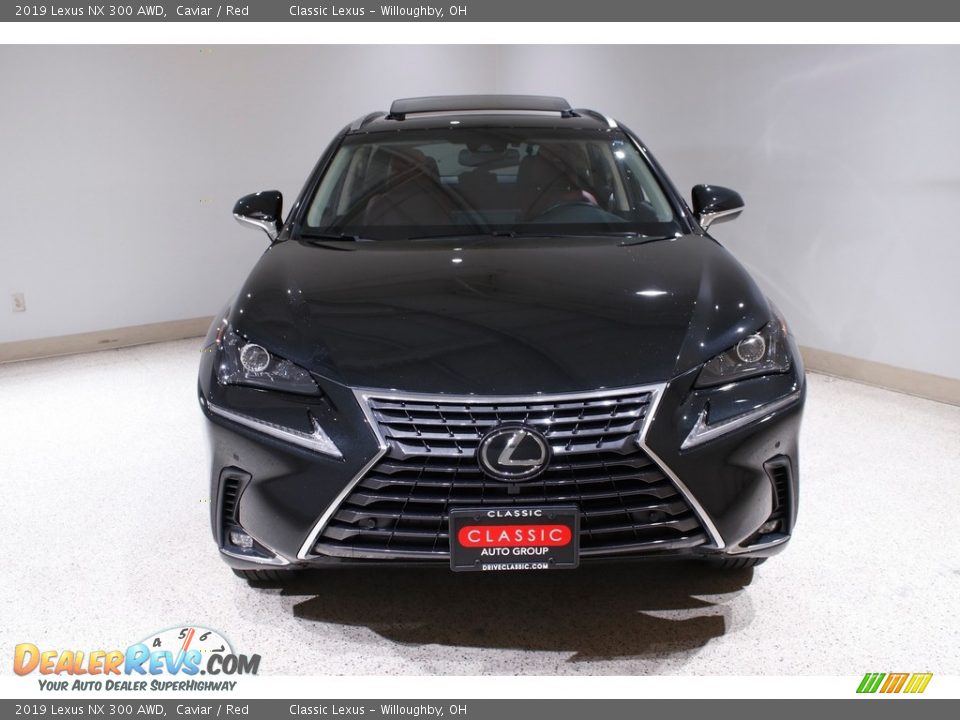 2019 Lexus NX 300 AWD Caviar / Red Photo #2