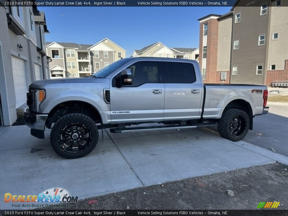 2019 Ford F350 Super Duty Lariat Crew Cab 4x4 Ingot Silver / Black Photo #1