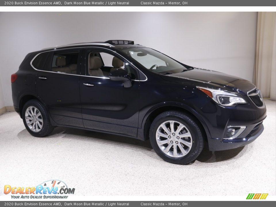 2020 Buick Envision Essence AWD Dark Moon Blue Metallic / Light Neutral Photo #1
