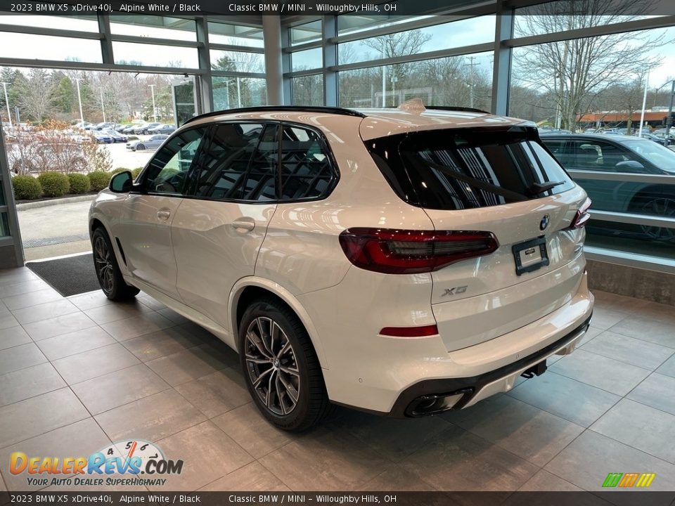 2023 BMW X5 xDrive40i Alpine White / Black Photo #2