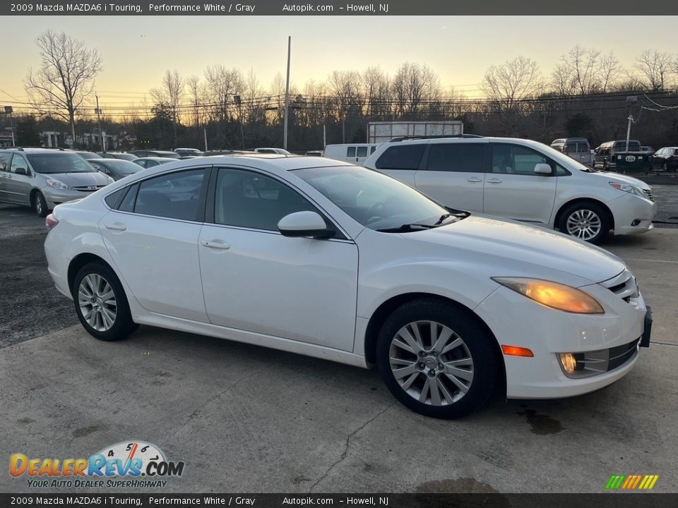 2009 Mazda MAZDA6 i Touring Performance White / Gray Photo #3