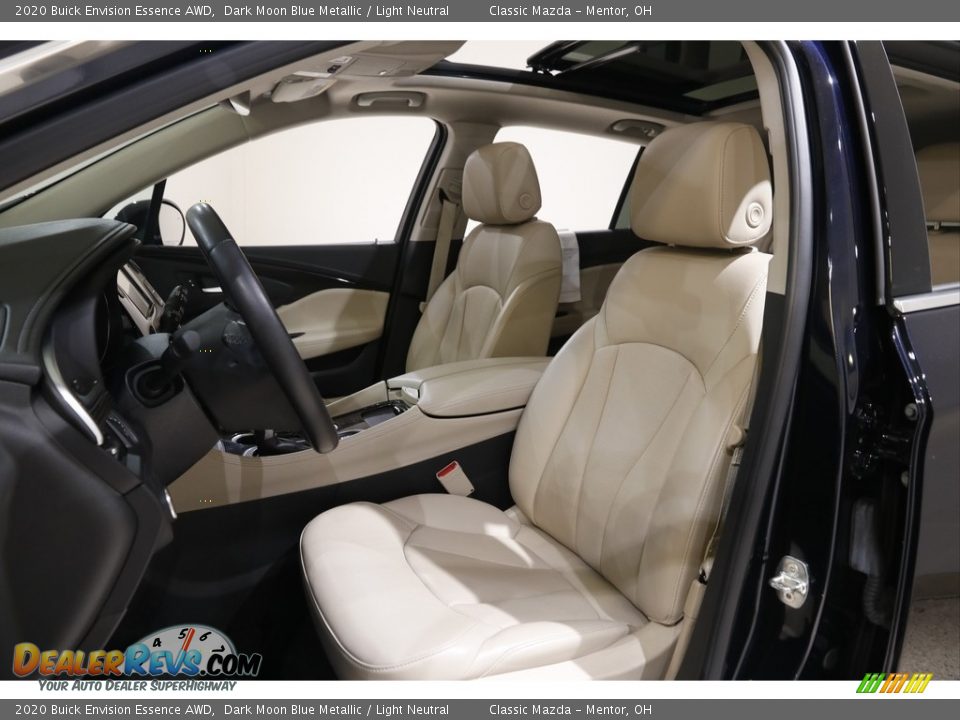 2020 Buick Envision Essence AWD Dark Moon Blue Metallic / Light Neutral Photo #5