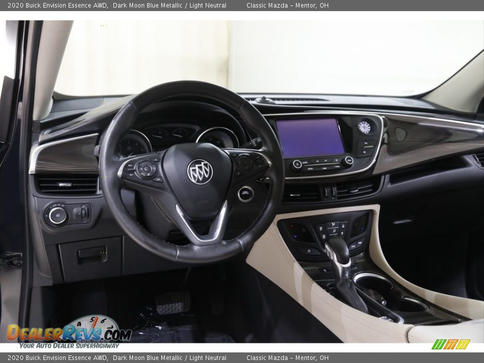 2020 Buick Envision Essence AWD Dark Moon Blue Metallic / Light Neutral Photo #6