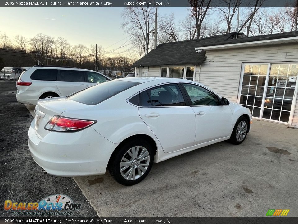 2009 Mazda MAZDA6 i Touring Performance White / Gray Photo #5