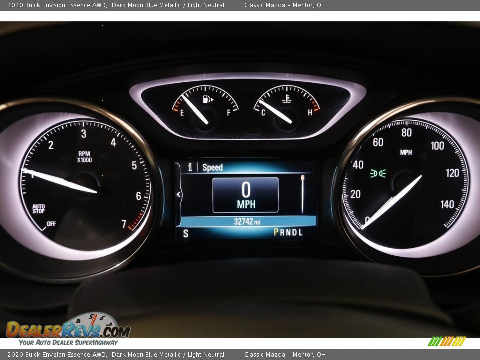 2020 Buick Envision Essence AWD Dark Moon Blue Metallic / Light Neutral Photo #8