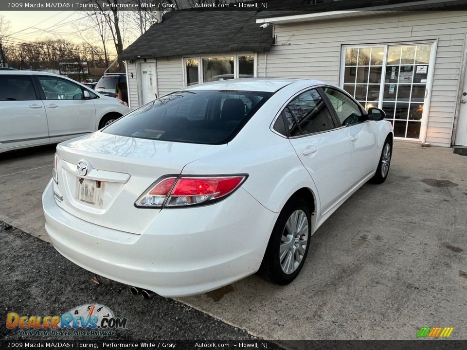 2009 Mazda MAZDA6 i Touring Performance White / Gray Photo #6