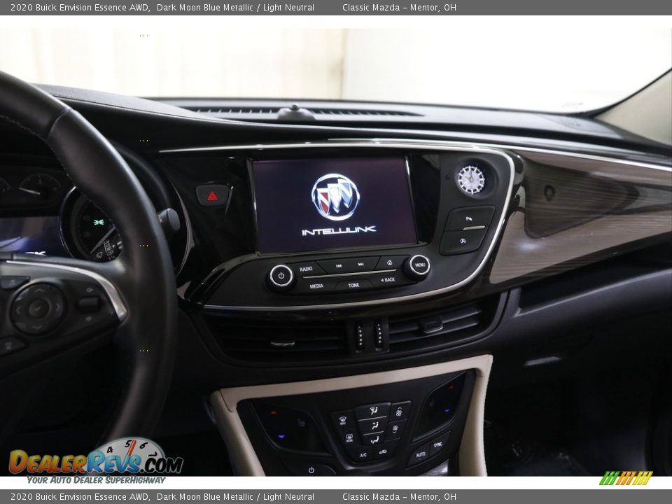 2020 Buick Envision Essence AWD Dark Moon Blue Metallic / Light Neutral Photo #9