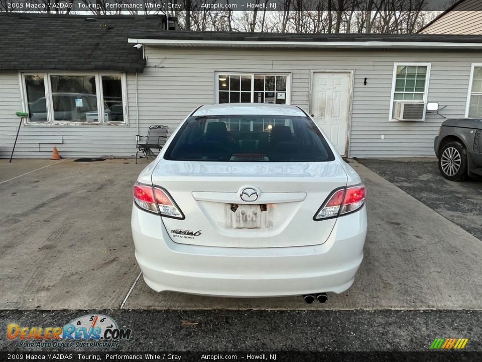 2009 Mazda MAZDA6 i Touring Performance White / Gray Photo #7