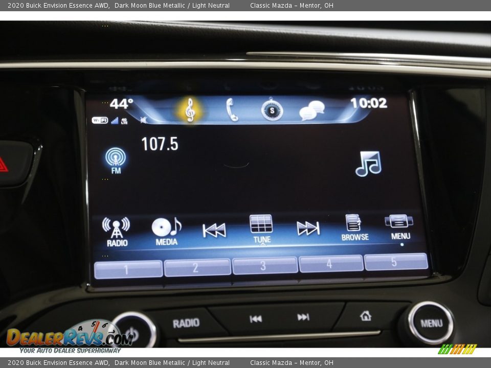 2020 Buick Envision Essence AWD Dark Moon Blue Metallic / Light Neutral Photo #10