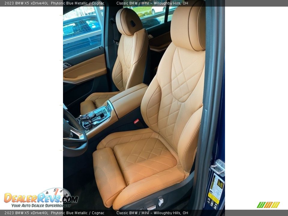 2023 BMW X5 xDrive40i Phytonic Blue Metallic / Cognac Photo #4