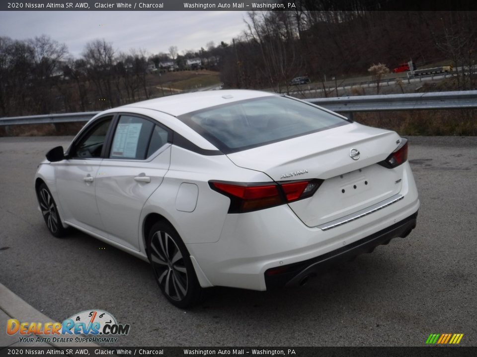 2020 Nissan Altima SR AWD Glacier White / Charcoal Photo #16