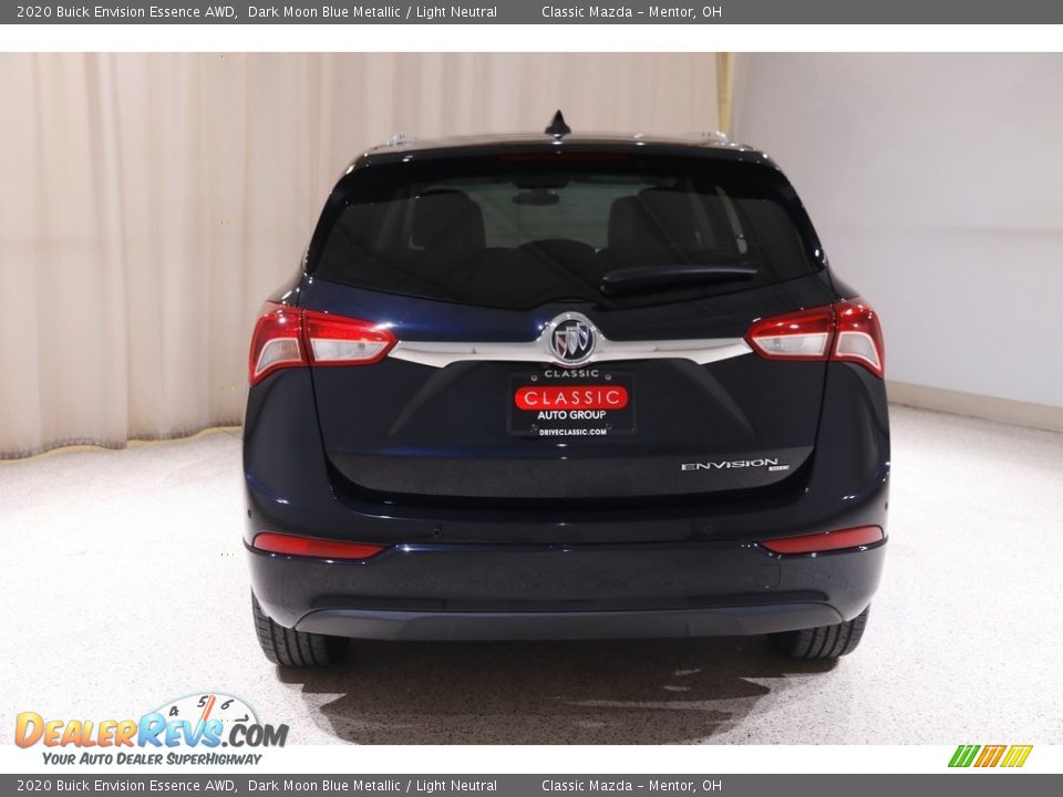 2020 Buick Envision Essence AWD Dark Moon Blue Metallic / Light Neutral Photo #19
