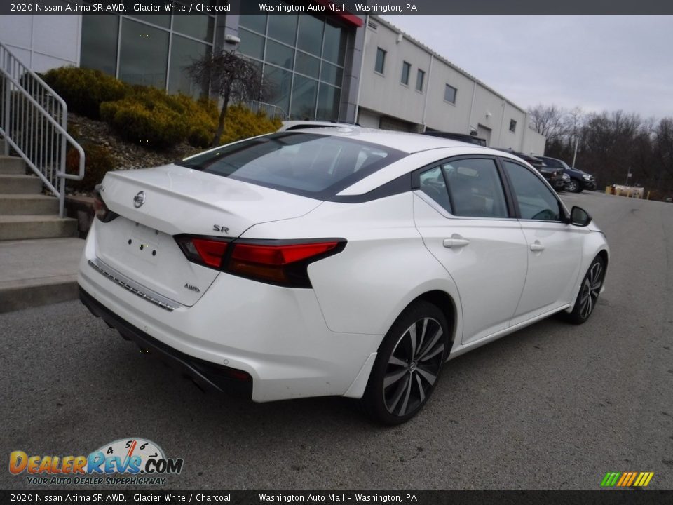 2020 Nissan Altima SR AWD Glacier White / Charcoal Photo #18