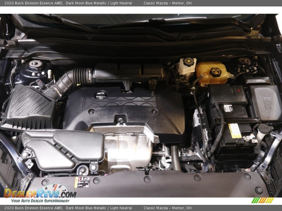 2020 Buick Envision Essence AWD Dark Moon Blue Metallic / Light Neutral Photo #20