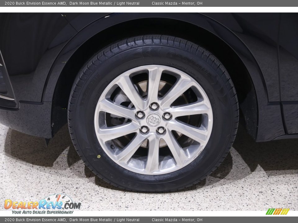 2020 Buick Envision Essence AWD Dark Moon Blue Metallic / Light Neutral Photo #21